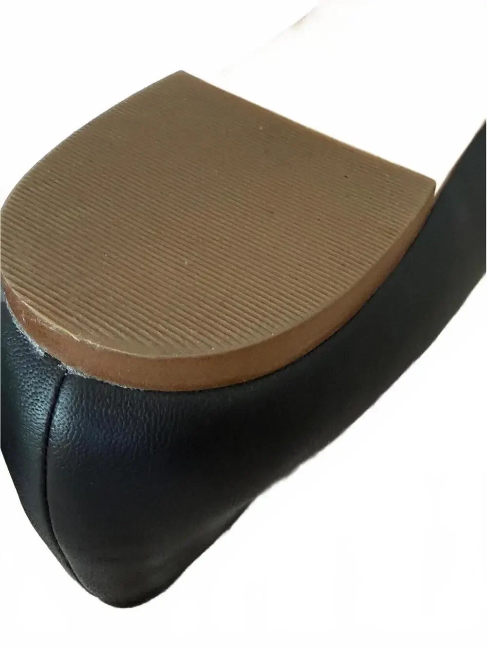 J.Crew Black Leather Scalloped Edge Ballet Flats Size 9.5